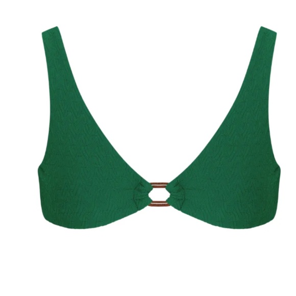 Away That Day - Anguilla Bikini TOP Emerald Green - Picture 2 of 4